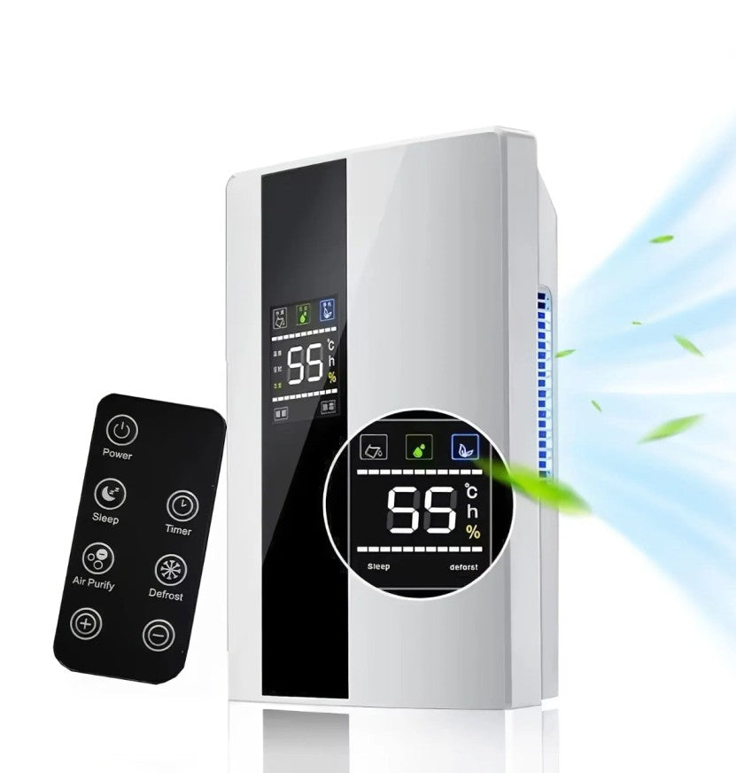 Déshumidificateur et purificateur Intelligent d’air 2-en-1 2200ml