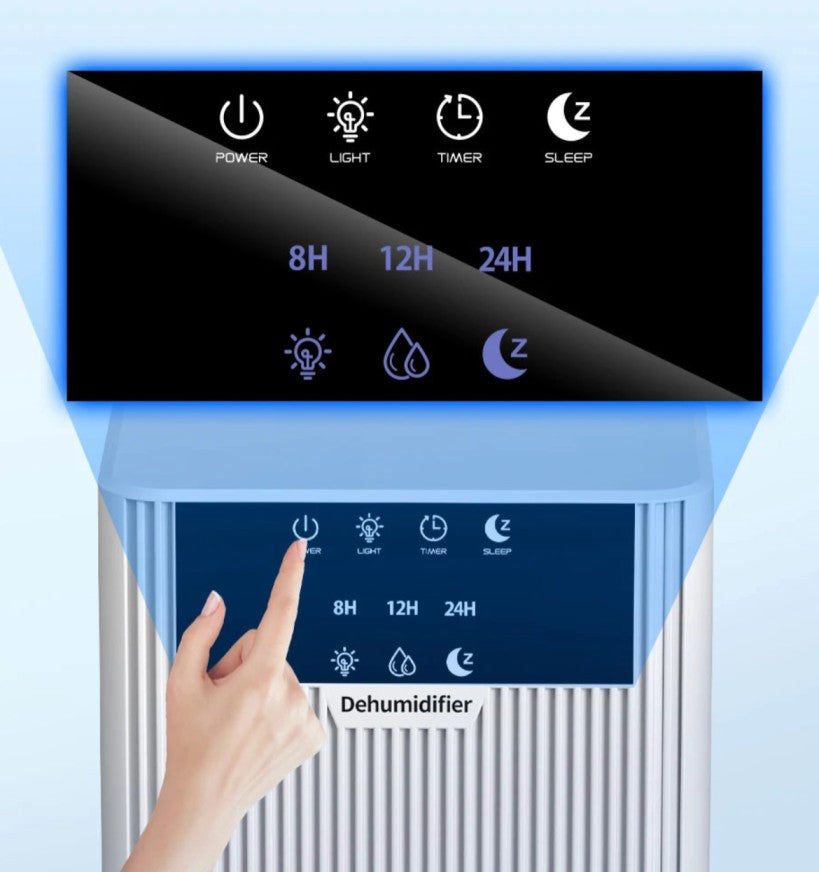 Déshumidificateur d’Air Compact – Anti-Humidité & Silencieux