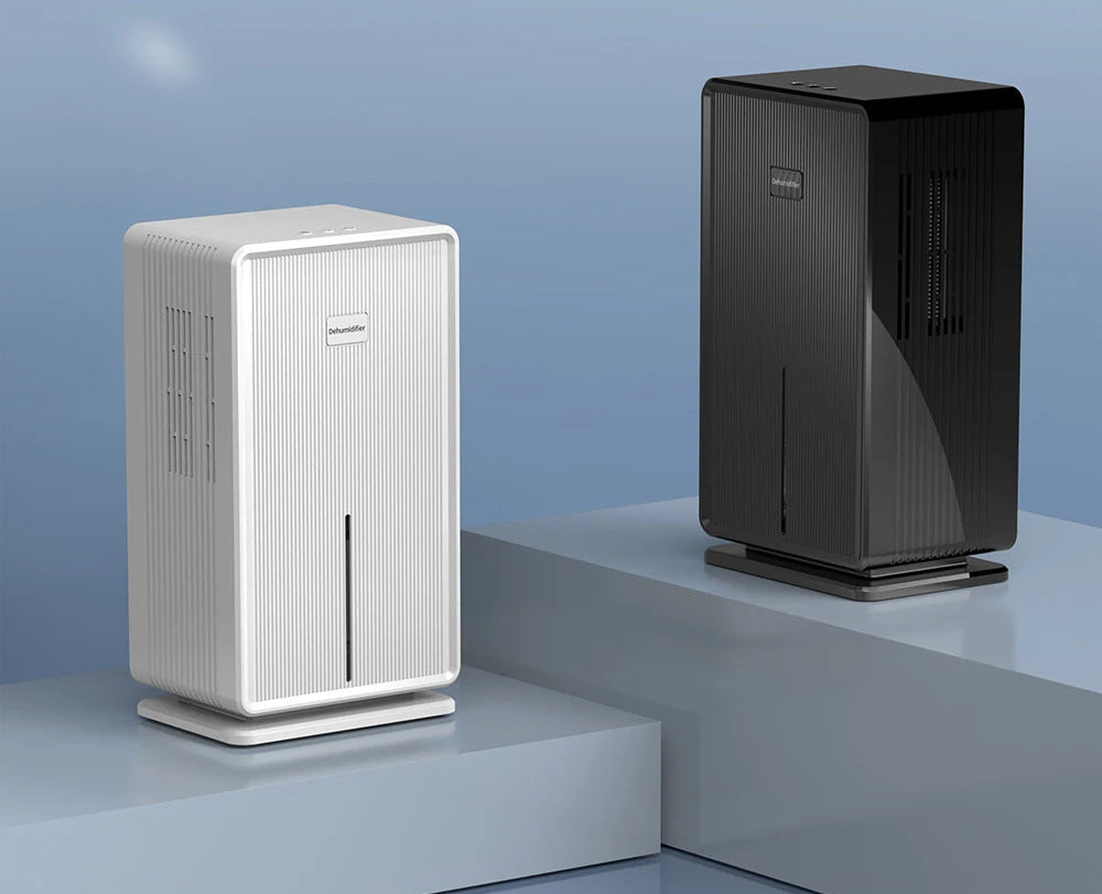 Déshumidificateur d’Air Électrique – Réservoir 3L, Mode Nuit Silencieux