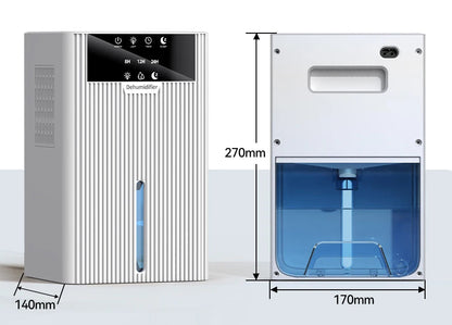 Déshumidificateur d’Air Compact – Anti-Humidité & Silencieux